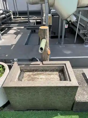 航空神社の手水舎
