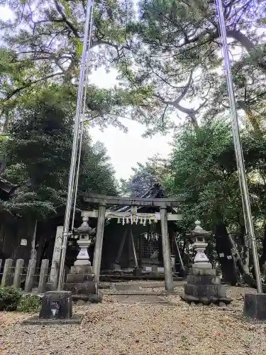 木庭八幡社の鳥居