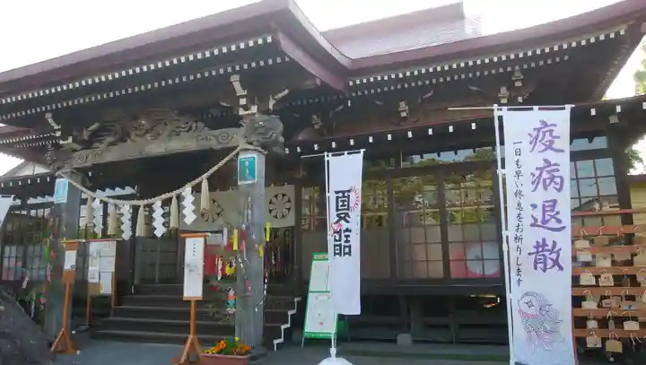 伊達神社の本殿・本堂