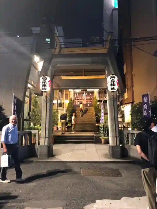 烏森神社の鳥居