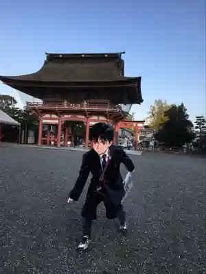 津島神社の七五三参