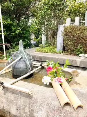 徳王稲荷社・金刀比羅社の手水舎