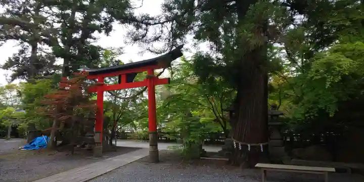 鍬山神社の鳥居
