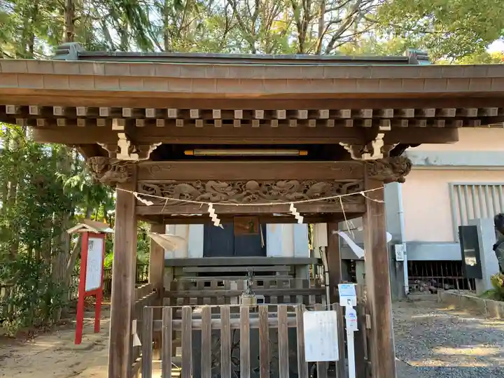 神峰神社の手水舎