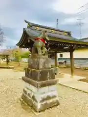 女化神社の狛犬