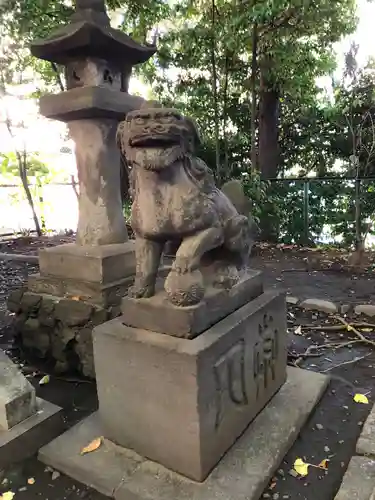 金王八幡宮の狛犬