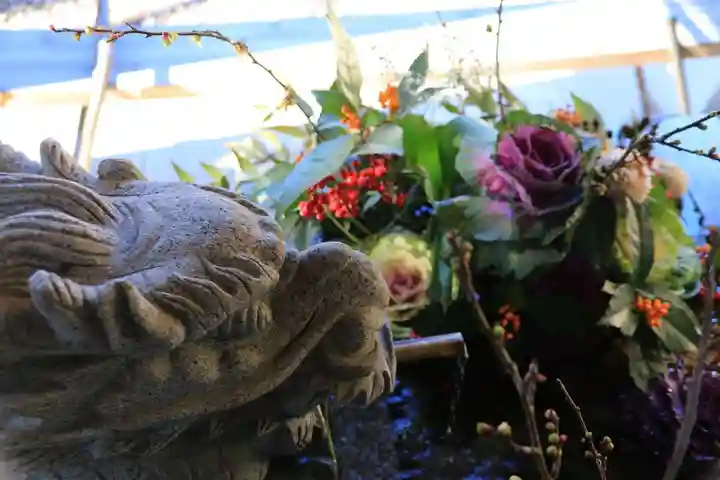 滑川神社 - 仕事と子どもの守り神の手水舎