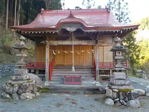 日野沢大神社の本殿