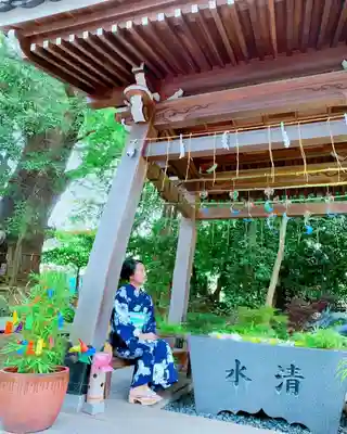 東海市熊野神社の手水舎