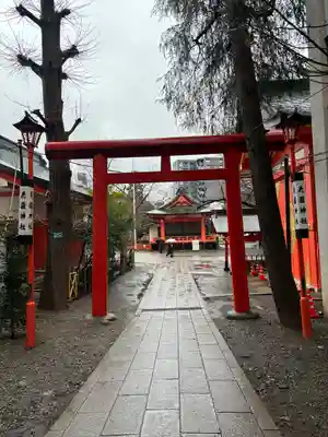 花園神社の鳥居