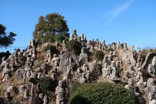 松樹院（竹成五百羅漢）の像