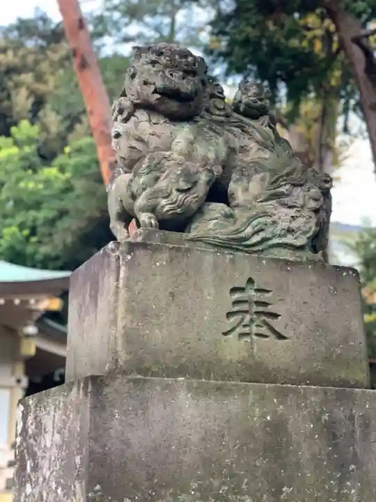 天沼八幡神社の狛犬