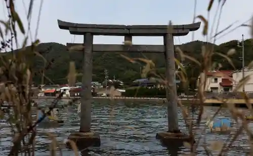 由良比女神社の鳥居