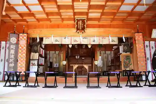 阿羅波比神社の本殿