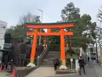 穴八幡宮の鳥居