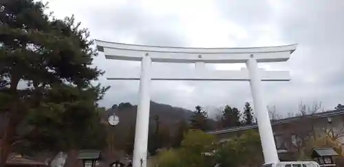 山梨縣護國神社の鳥居