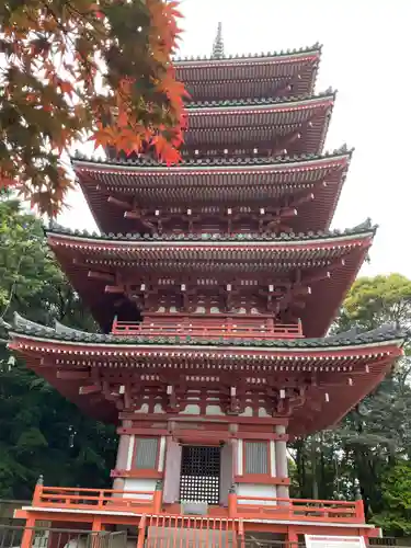 竹林寺の塔