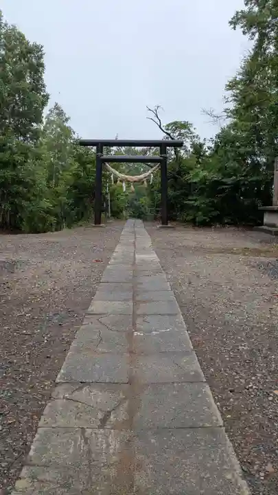 愛國神社の庭園