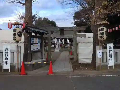 森野住吉神社の鳥居