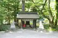 穂高神社奥宮の狛犬