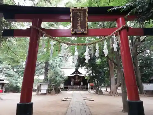 氷川女體神社の鳥居