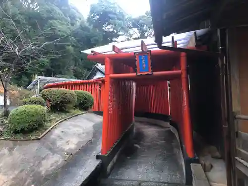 足立山妙見宮（御祖神社）の鳥居