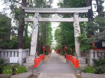 馬橋稲荷神社の鳥居