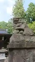 小川温泉神社の狛犬