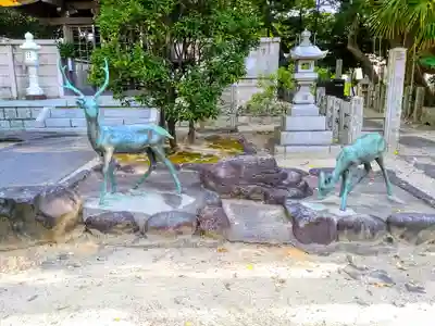 長草八幡社の狛犬