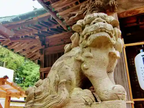 下総国三山　二宮神社の狛犬