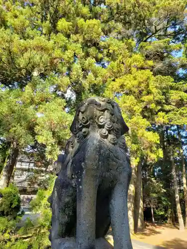 手向神社の狛犬