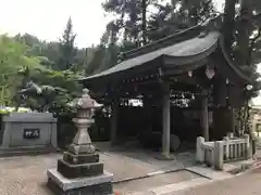 足助八幡宮の手水