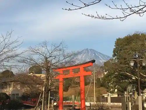 富士山本宮浅間大社の景色