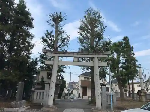 山王稲穂神社の鳥居
