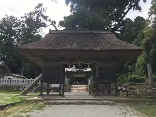 玉若酢命神社の山門