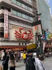 露天神社（お初天神）の周辺