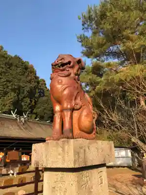 日本第一熊野神社の狛犬