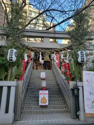 十番稲荷神社の鳥居