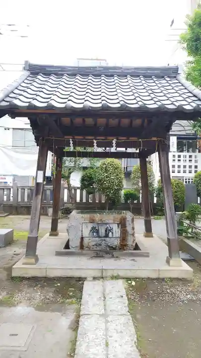 柏神社の手水舎