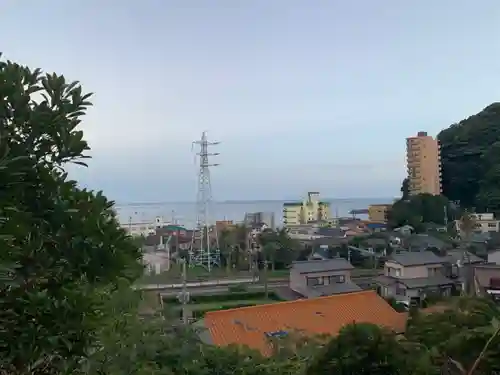 大萩神社の景色