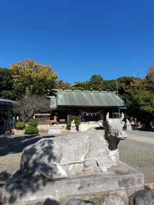 大岩神明宮の狛犬