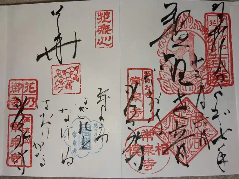 常泉寺の御朱印