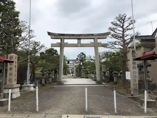 於保多神社の鳥居