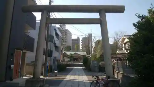天祖諏訪神社の鳥居