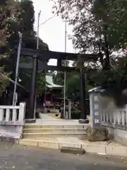 柏諏訪神社の鳥居