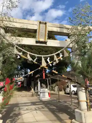 金ヶ作熊野神社の鳥居