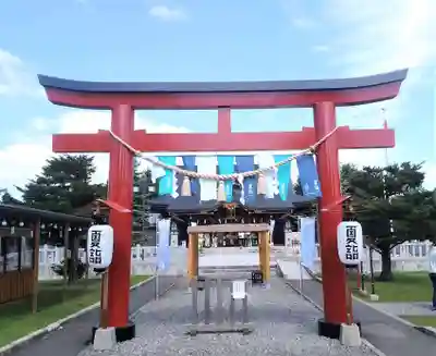 美瑛神社の鳥居