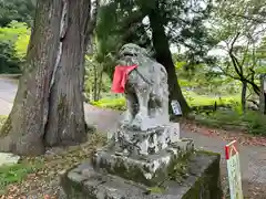 上一宮大粟神社の狛犬