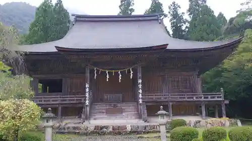 若狭神宮寺の本殿