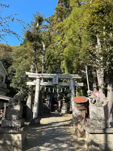 杉山神社の鳥居